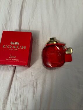 Coach Love Eau de Parfum - Red & Gold Accents